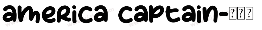 America Captain字体转换